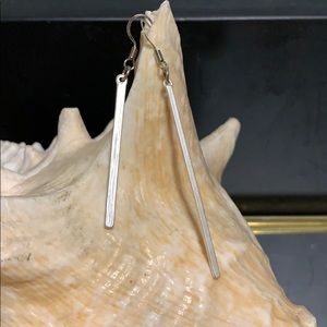 Mismatched Silver Drop Earrings Fashion Jewelry